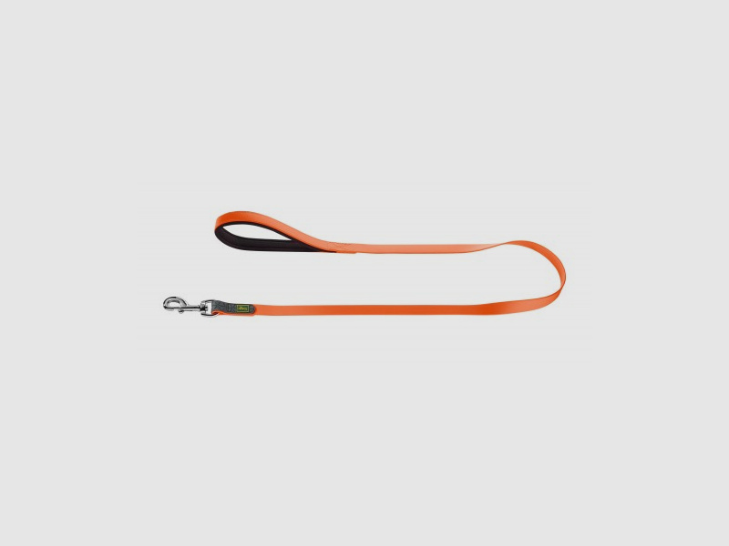 Hunter Führleine Convenience neonorange – Breite / Länge: Breite: 20mm / Länge: 120cm