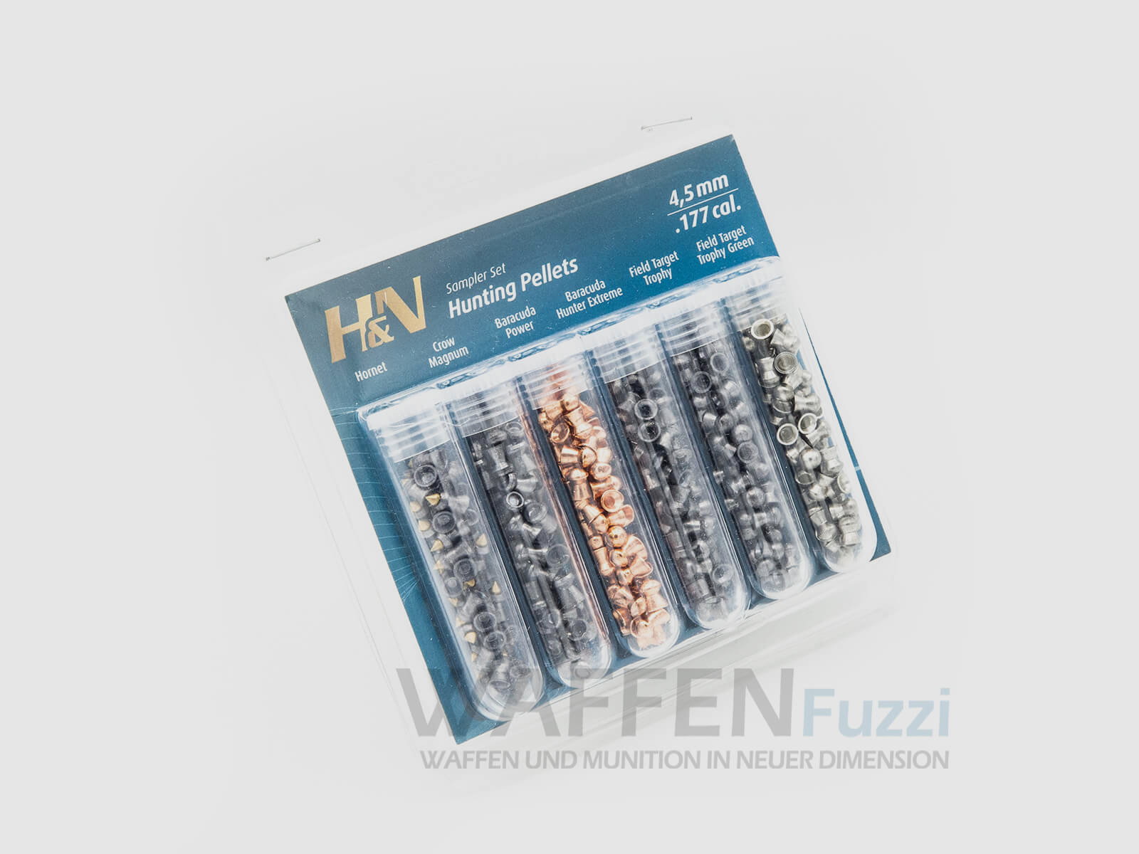 H&N Jagddiabolo Set 6er Pack Kaliber 4,5mm