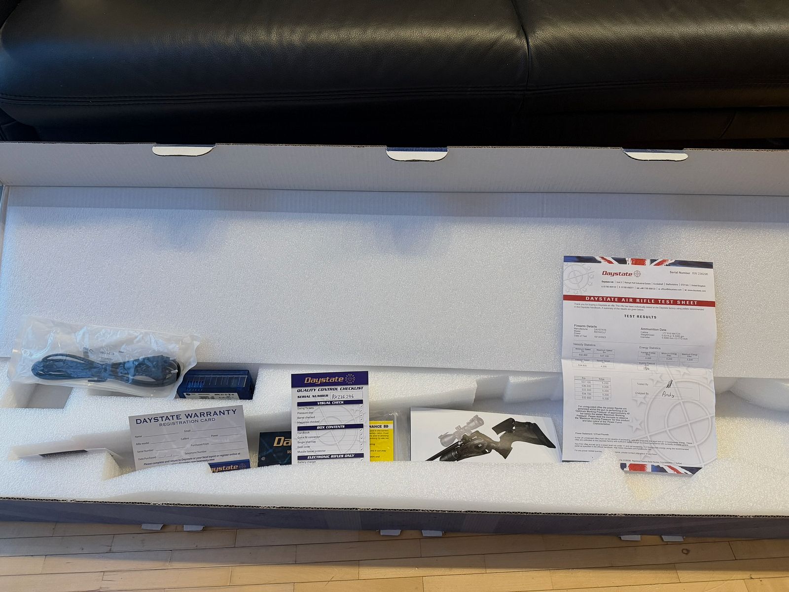 Daystate Red Wolf 4,5 , Hawke Airmax 30 WA Zielfernrohr 4-16x50 SF, Bild 11 von 12