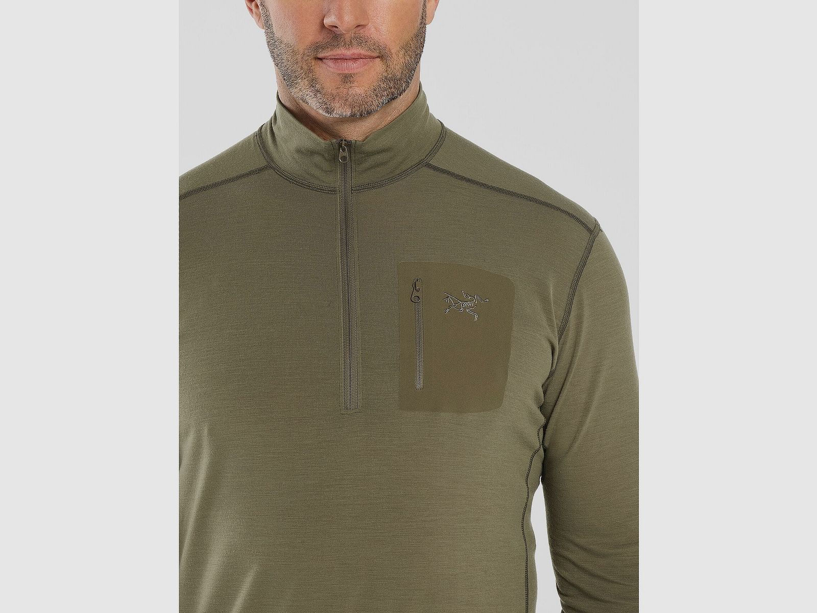 Arc'teryx Cold WX Zip Neck AR - Black, Bild 4 von 5