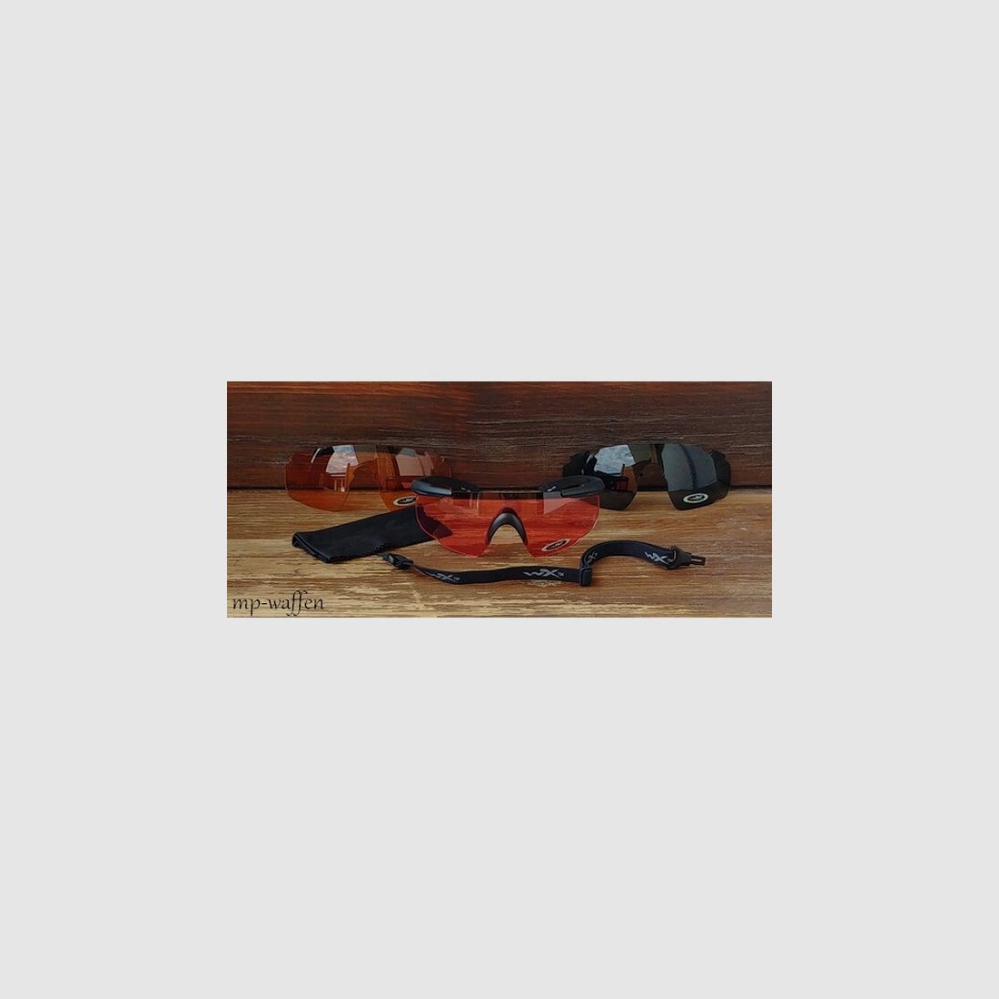 Wiley X Brille Saber Advanced, Gläser Smoke Grey - Light Rust - Vermillion/Matte