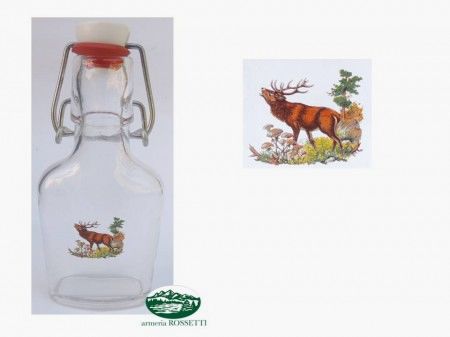 MILSPEC Glasflasche mit Hirsch