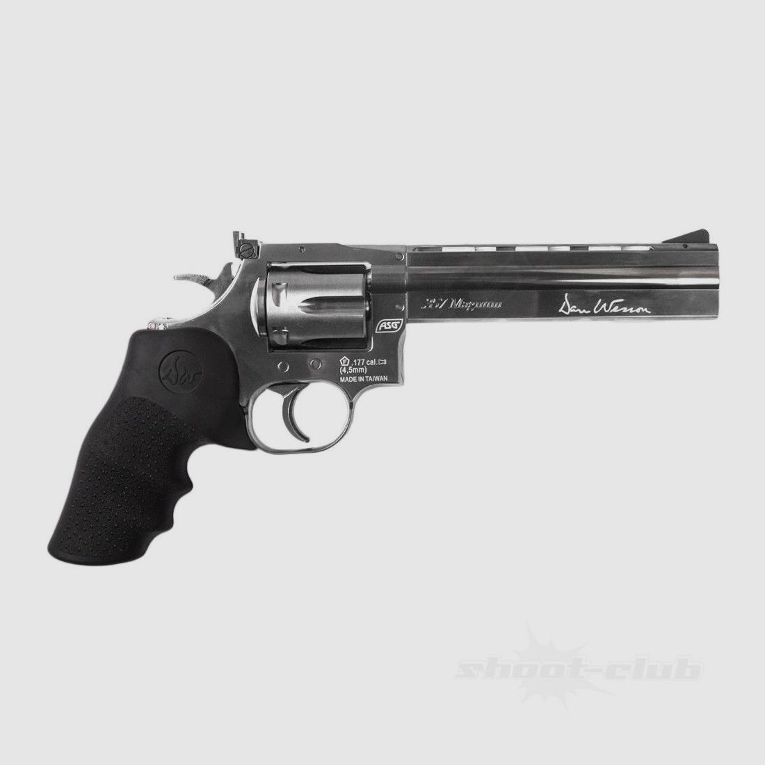 ASG	 Dan Wesson 715 6 Zoll Co2 4,5mm Diabolo Stahlgrau