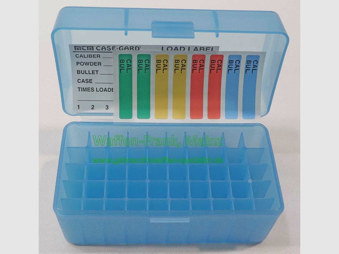 MTM Products Company USA Patronenbox RS-S-50 blauklar