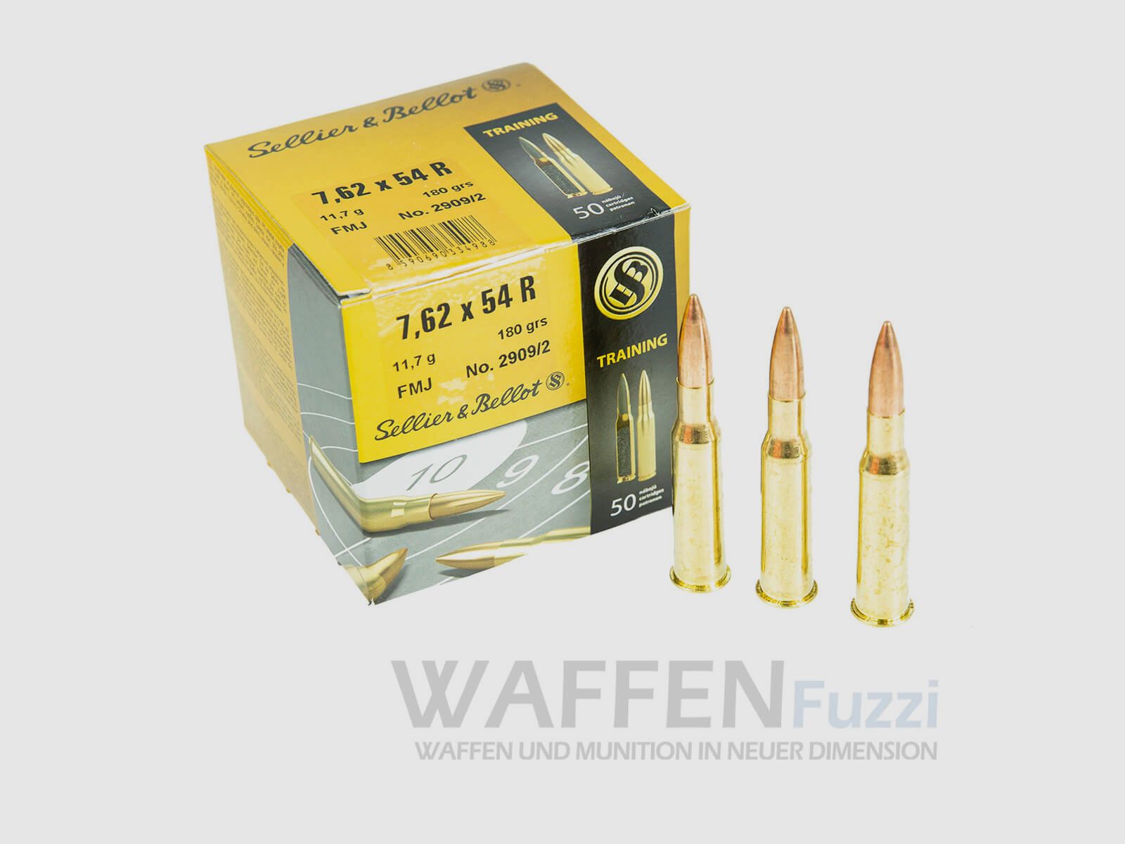 S&B 7,62x54R 180grs pełnopłaszczowy 50 sztuk