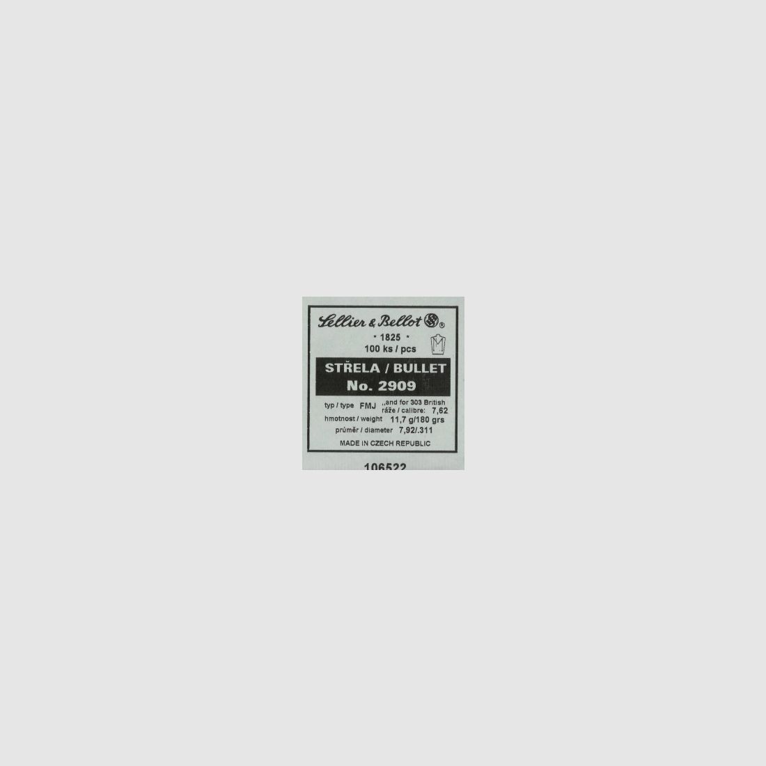 SELLIER & BELLOT Palle .311 180gr