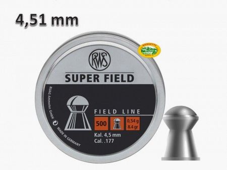 RWS Bullets SUPER FIELD cal. 4.51mm 0.54gr