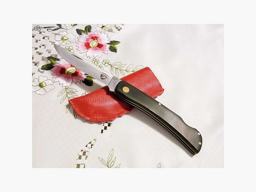 Taschenmesser HIPPEKNIEP Klappmesser Backlock-Verschluß -Messerheft Eiche NEU