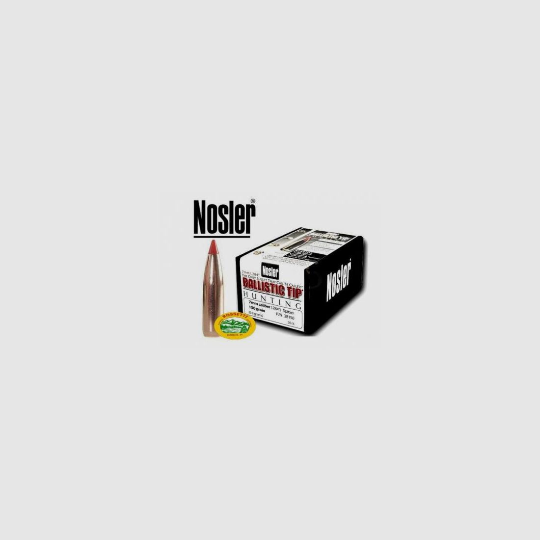 NOSLER projectiles BALLISTIC TIP cal. .284 (7mm) 150 gn. 50 pcs. 28150