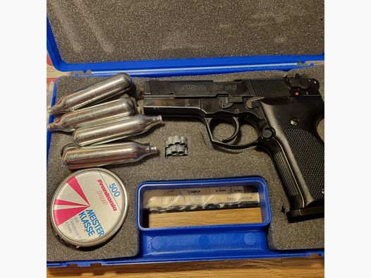 Walther CP 88 4 Zoll, brüniert.