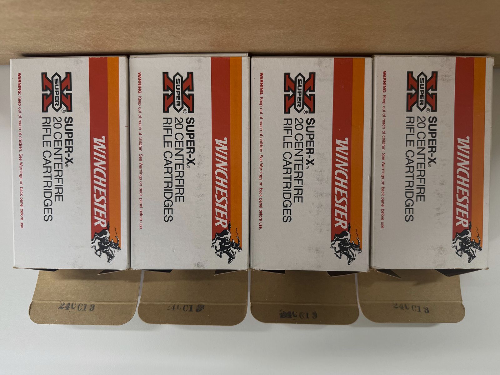 .458 Win Mag cartridges - Super X - 80 cartridges from one lot, afbeelding 2 van 3