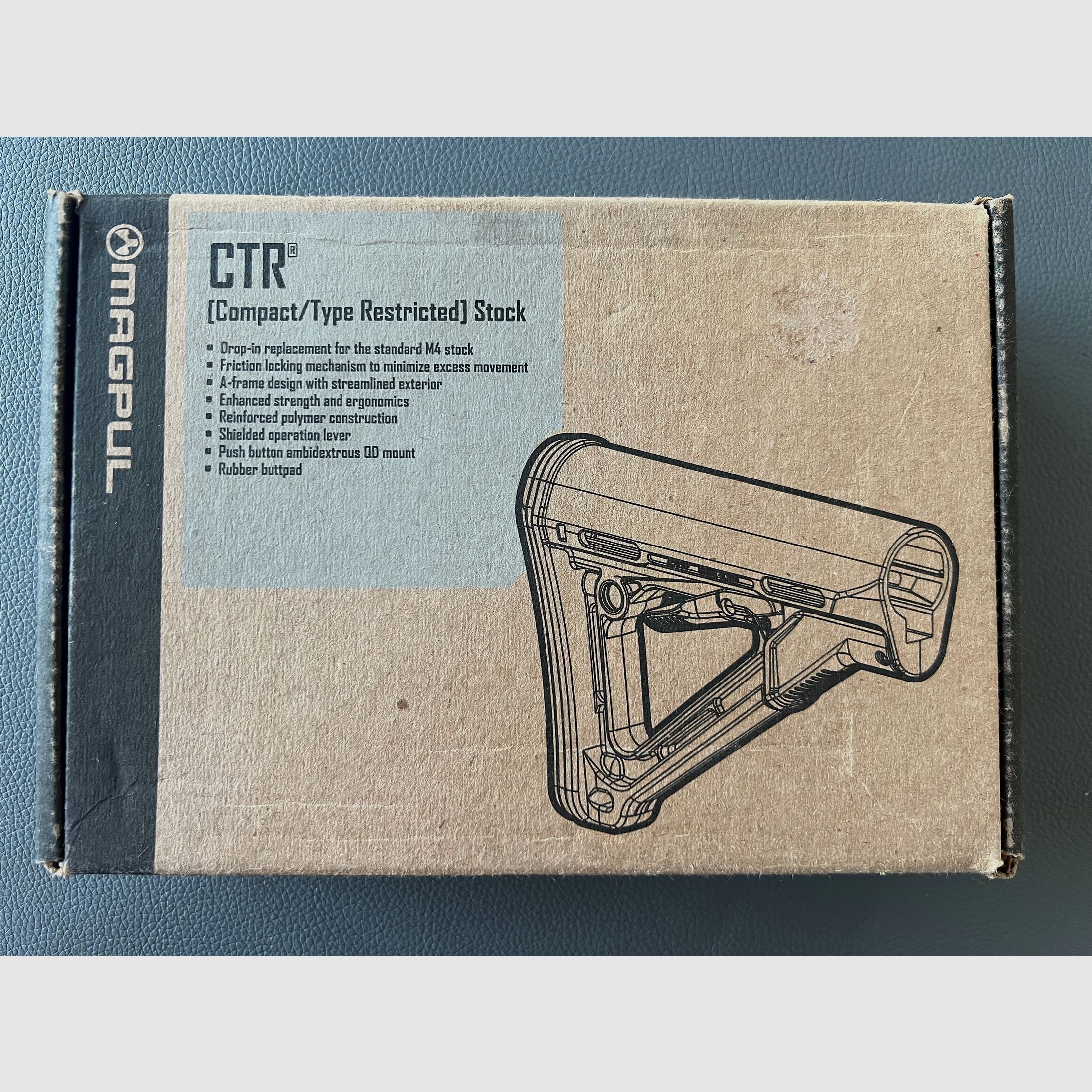 Magpul CTR Stock MAG311-BLK Mil-Spec negro – nuevo en embalaje original