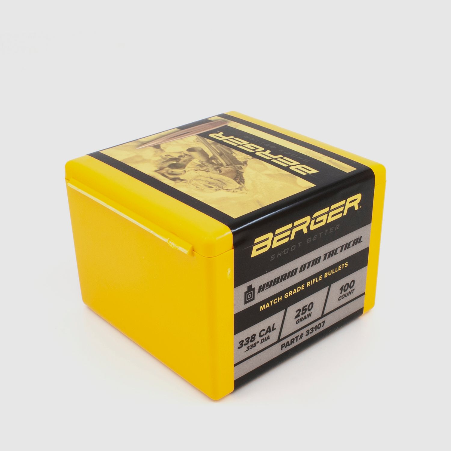 Berger Geschoss .338 Hybrid OTM Tactical 250GR 100 Stück