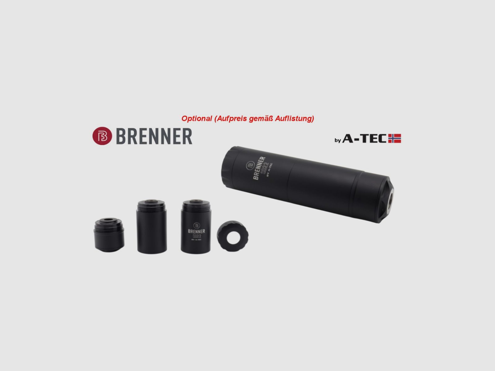 Brenner SD22 Silencieux, .30, M15x1