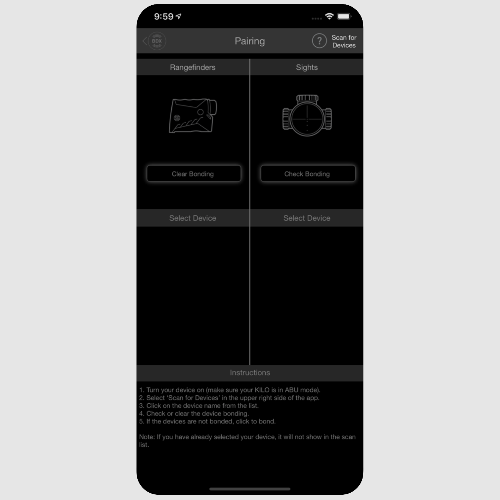SIG BDX-Ballistic App, afbeelding 3 van 9