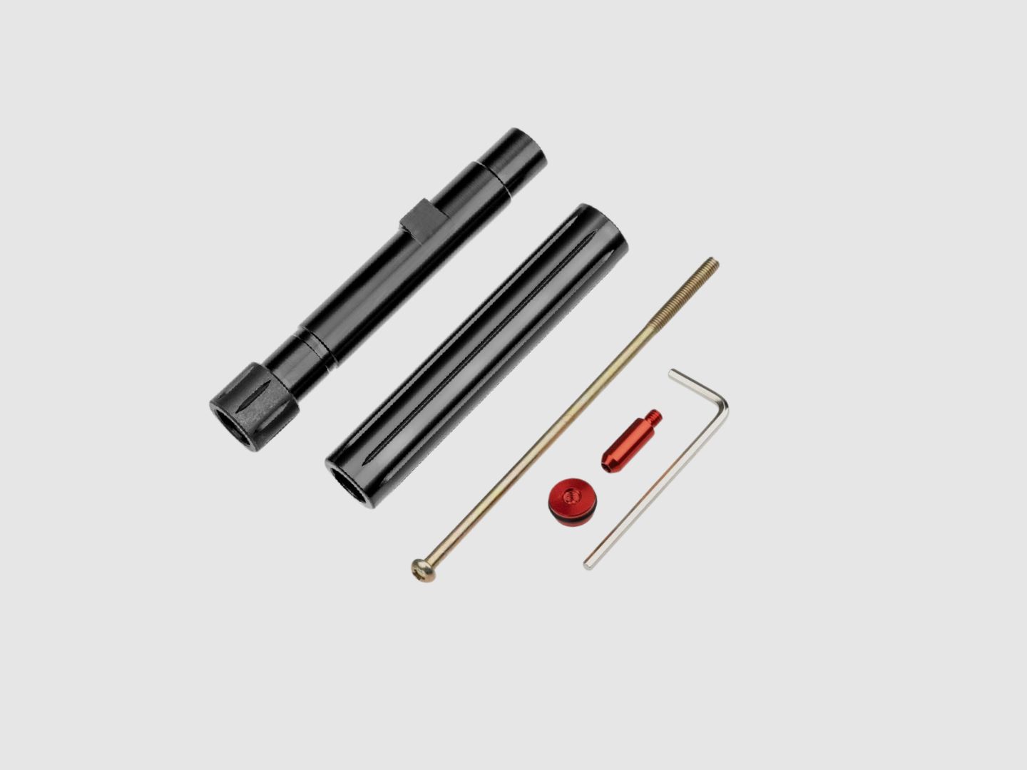 BUNDLE | Tuning barrel | Tuning Barrel HDP50 + Powerkit.50 for HDP50 | RED ELOXIDIZED | T4E export valve | HDP.50 + GEN.2| 25j+