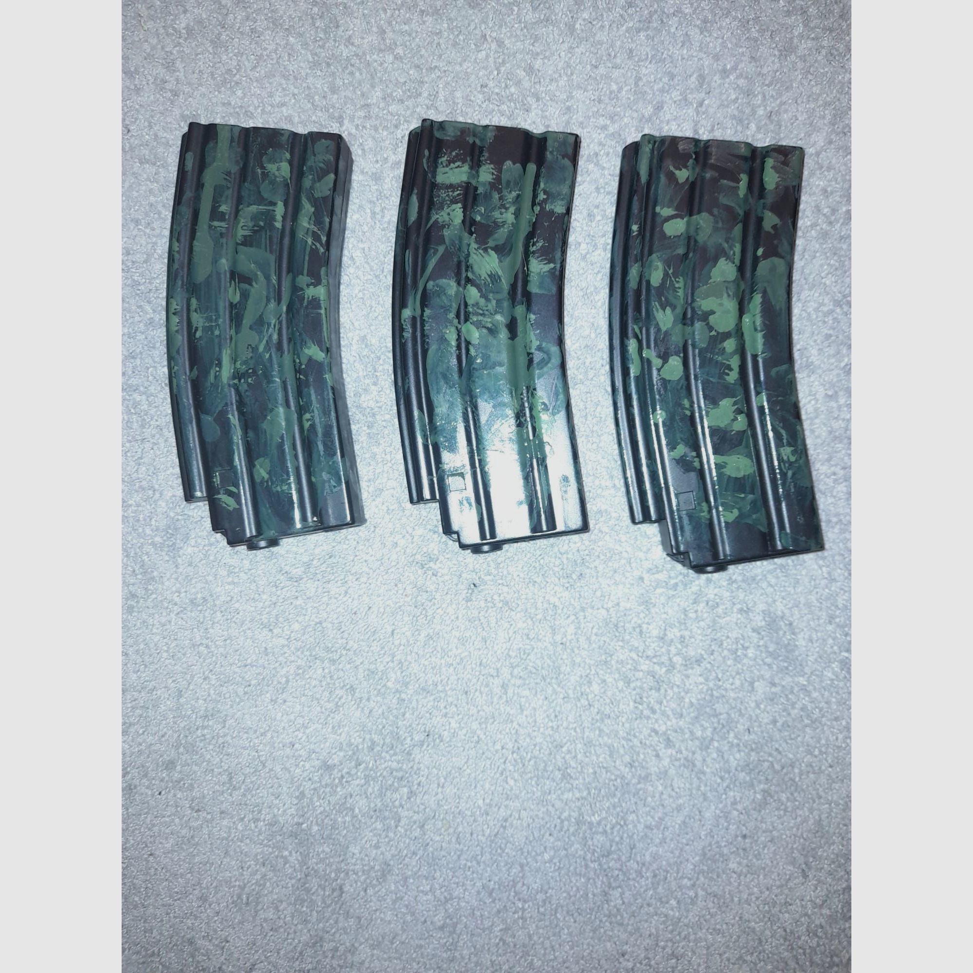 M4 AEG Softair 0.5J GSG Sport-Serie camouflage jungle vert ensemble complet