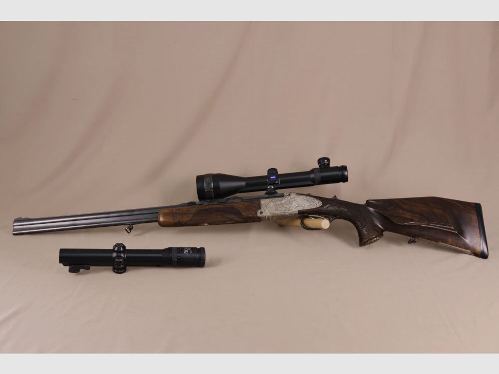 Krieghoff Ultra BBF mit Einstecklauf / Bergstutzen // 2x Zeiss!!