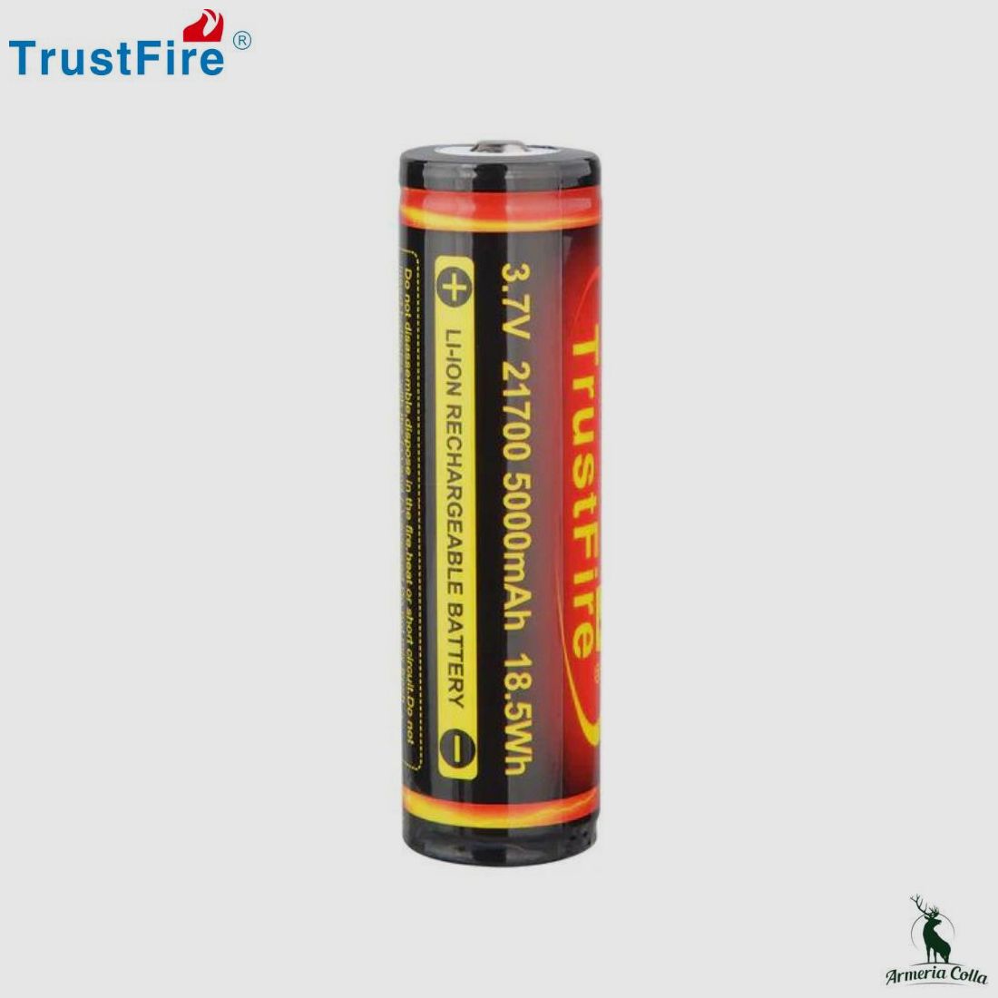 TrustFire Rechargeable Battery 5000mAh mod. 21700