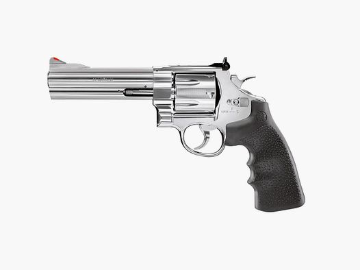 CO2 Softair Revolver Smith & Wesson 629 Classic 5 Zoll Steel-Finish schwarze Griffschalen Kaliber 6 mm BB (P18)