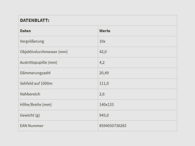Meopta Fernglas MeoStar B1 Plus 10x42 HD