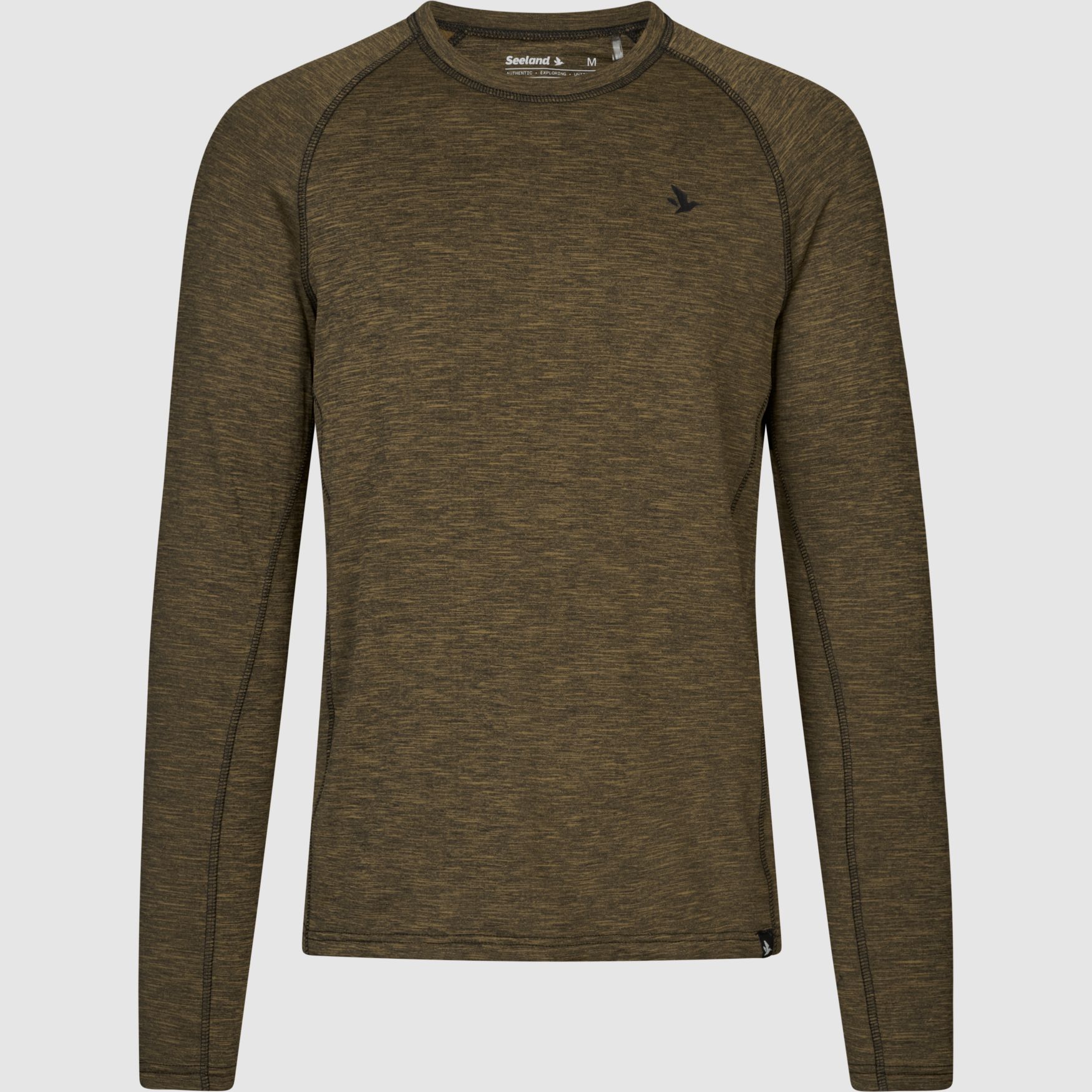 Seeland Peak T-Shirt Military Men Olive Melange ,L