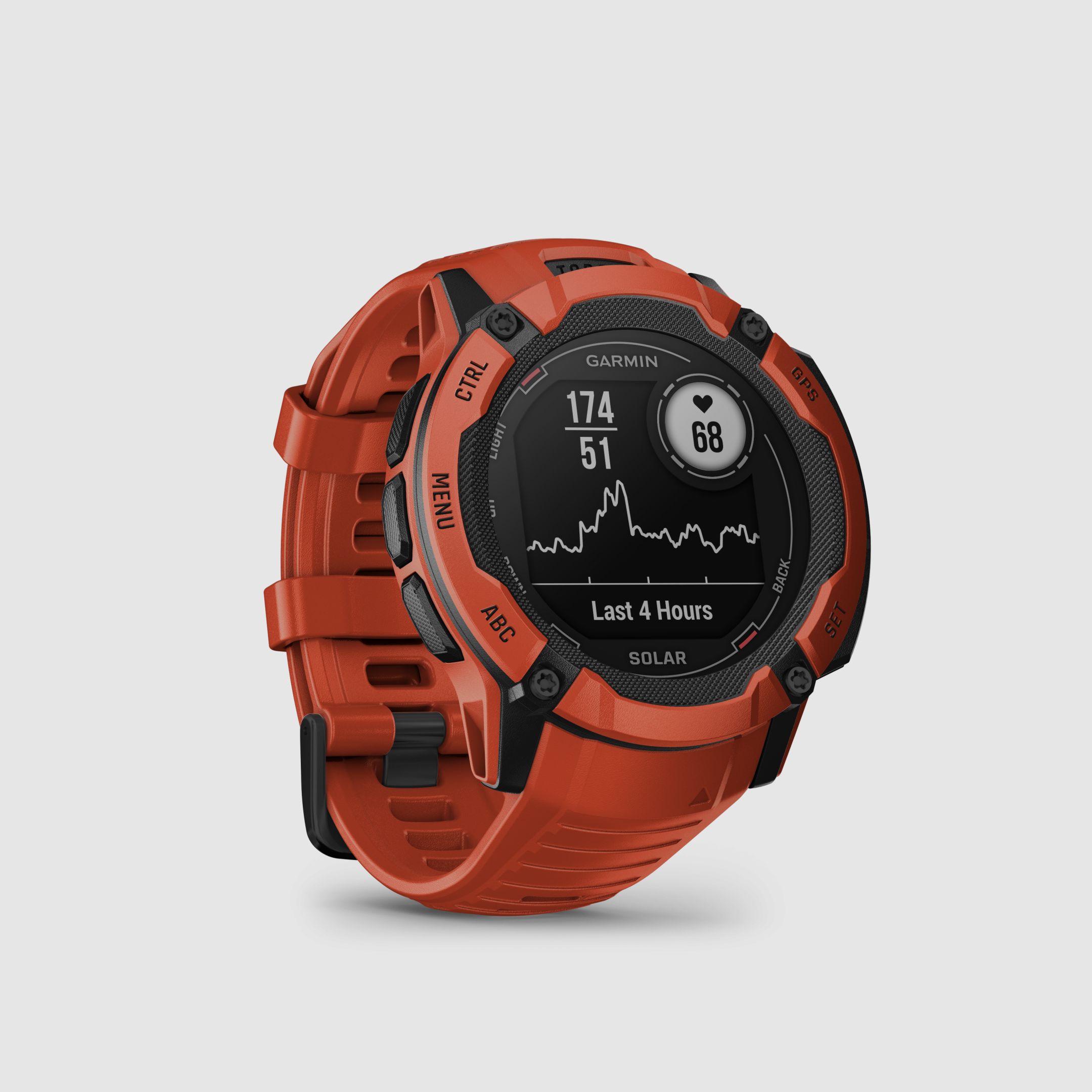 Garmin Instinct® 2X Solar, Rojo
