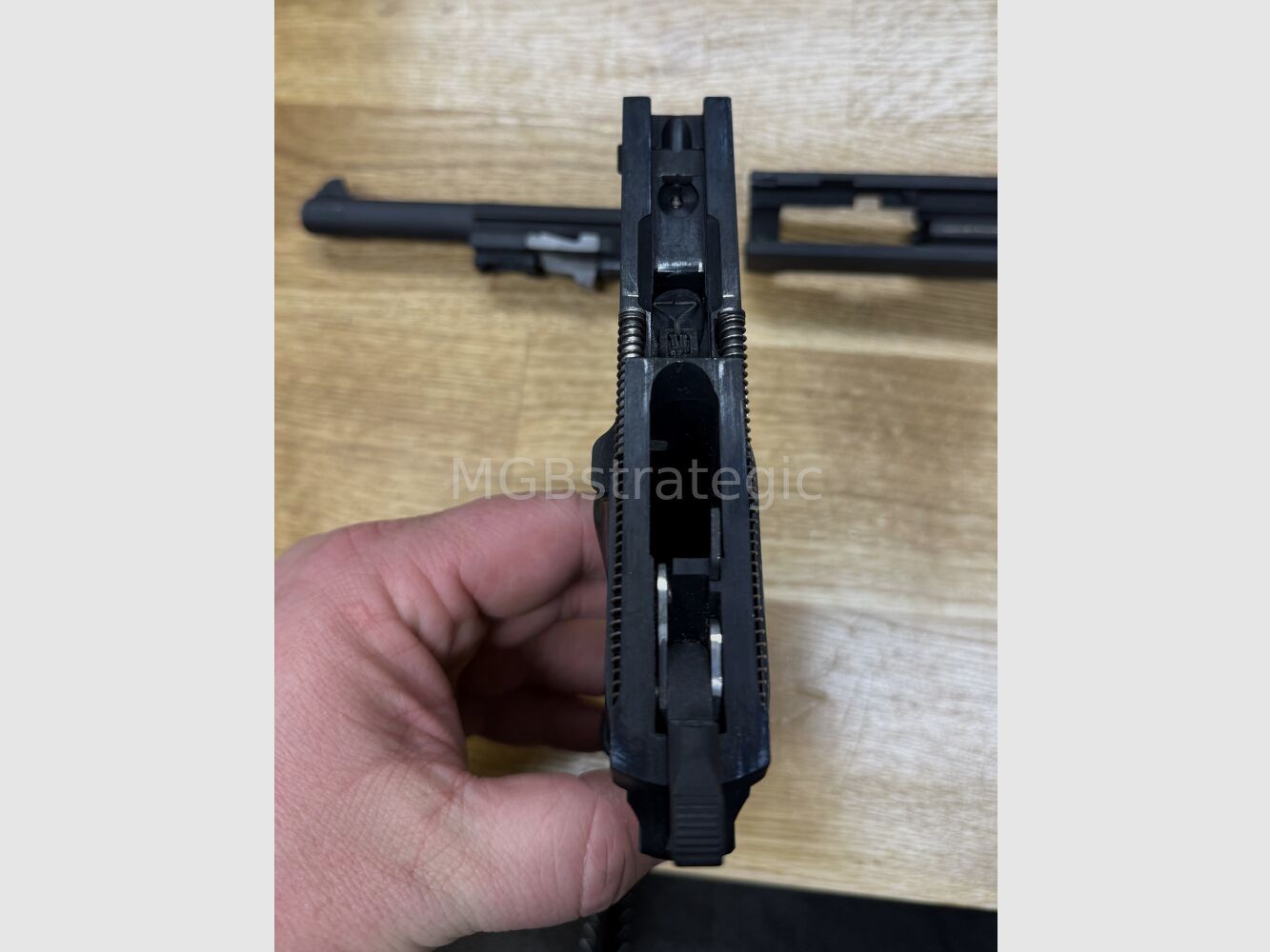 Walther P1 ex stock de depósito de Bundeswehr con bolsa de depósito incluida 1x cargador P38 pistola semiautomática 9mm Luger P 38 / con embalaje de depósito ex stock Bw