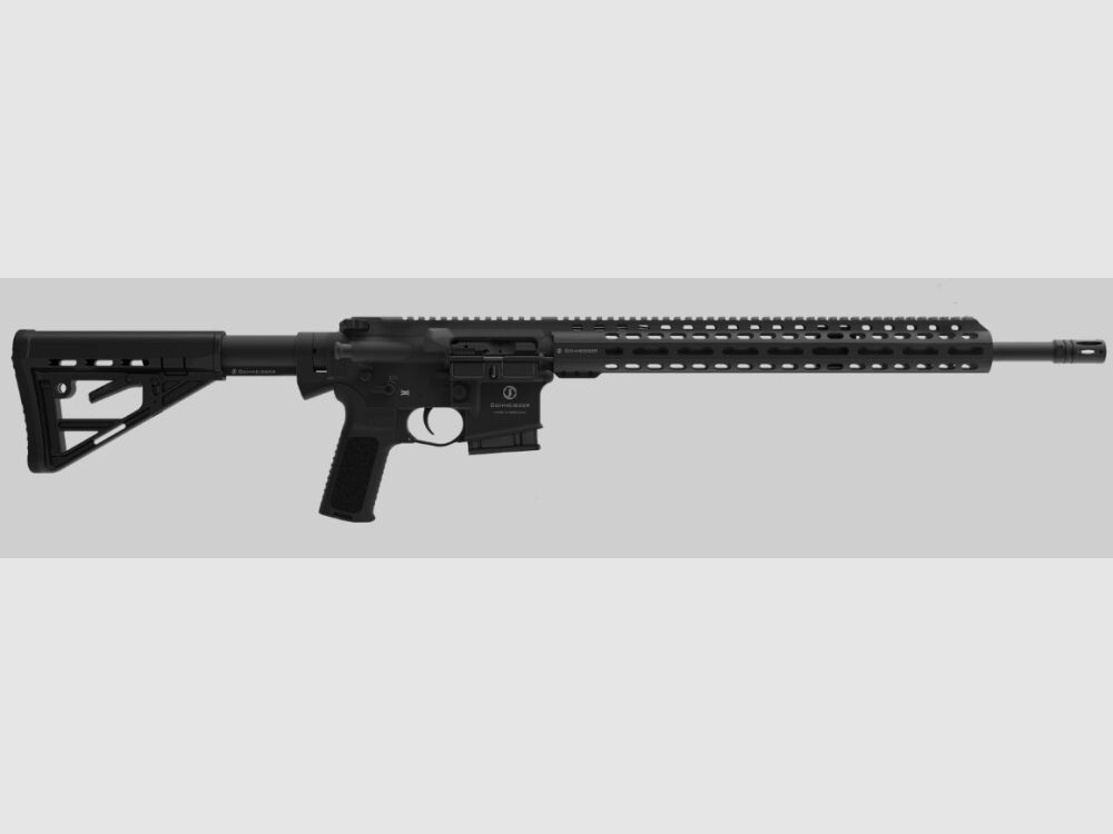 Schmeisser Hunter Light 18" zwart AR15 Made in Duitsland HAMMER AANBOD UVP: 2300€ - direct beschikbaar