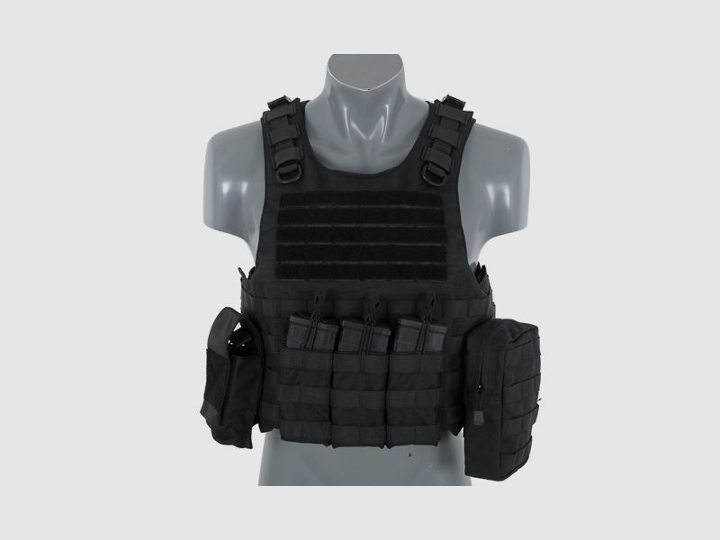 Lightweight AAV FSBE Assault Vest System V2 - Black [8FIELDS]