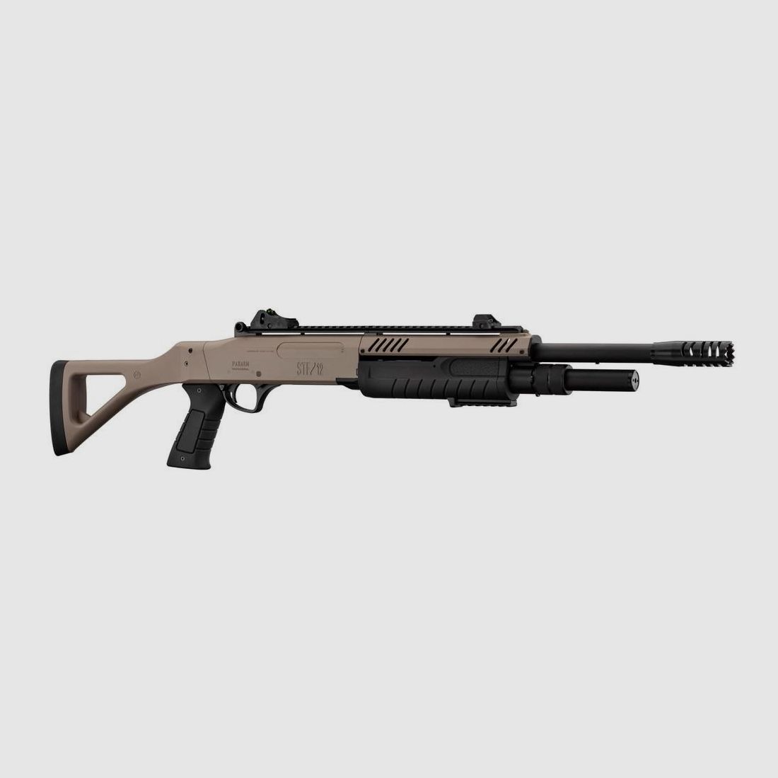 Replik FABARM STF/12-18 BO MANUFACTURE - Feder 3 Schuss - FDE-Finish - Leistung 0,8J für Training und Freizeit, Bild 4 von 4