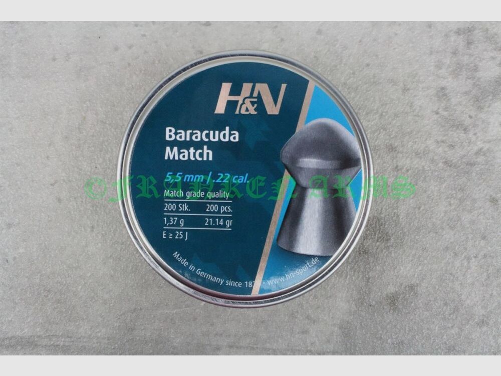 H&N Baracuda Match 5,52mm 200 stuks staffelprijzen