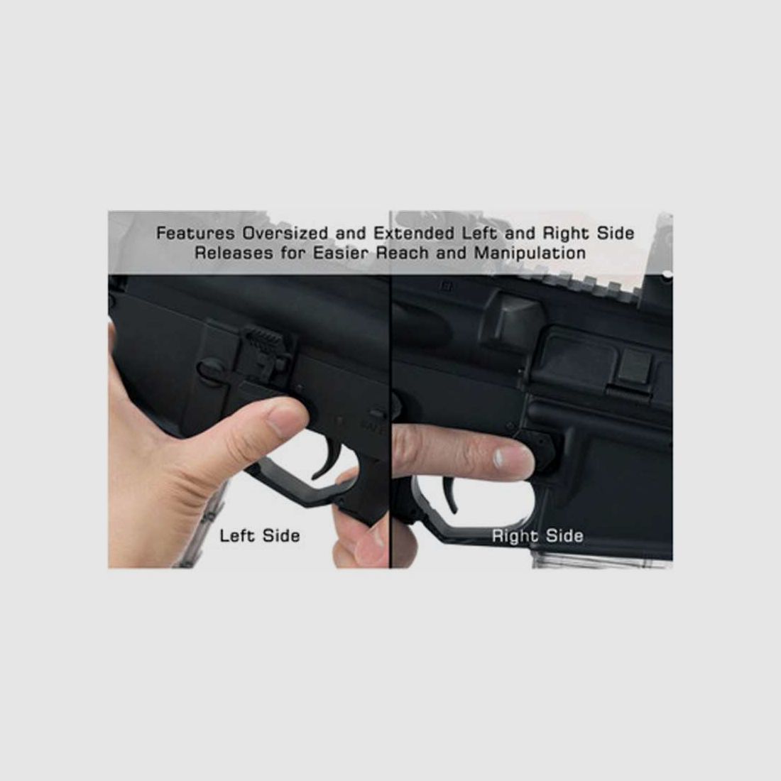 Ambidextrer Magazin-Druckknopf UTG für AR15 - AMBIDEXTRE MAGAZINDRUCKKNOPF UTG FÜR AR15, Bild 3 von 3