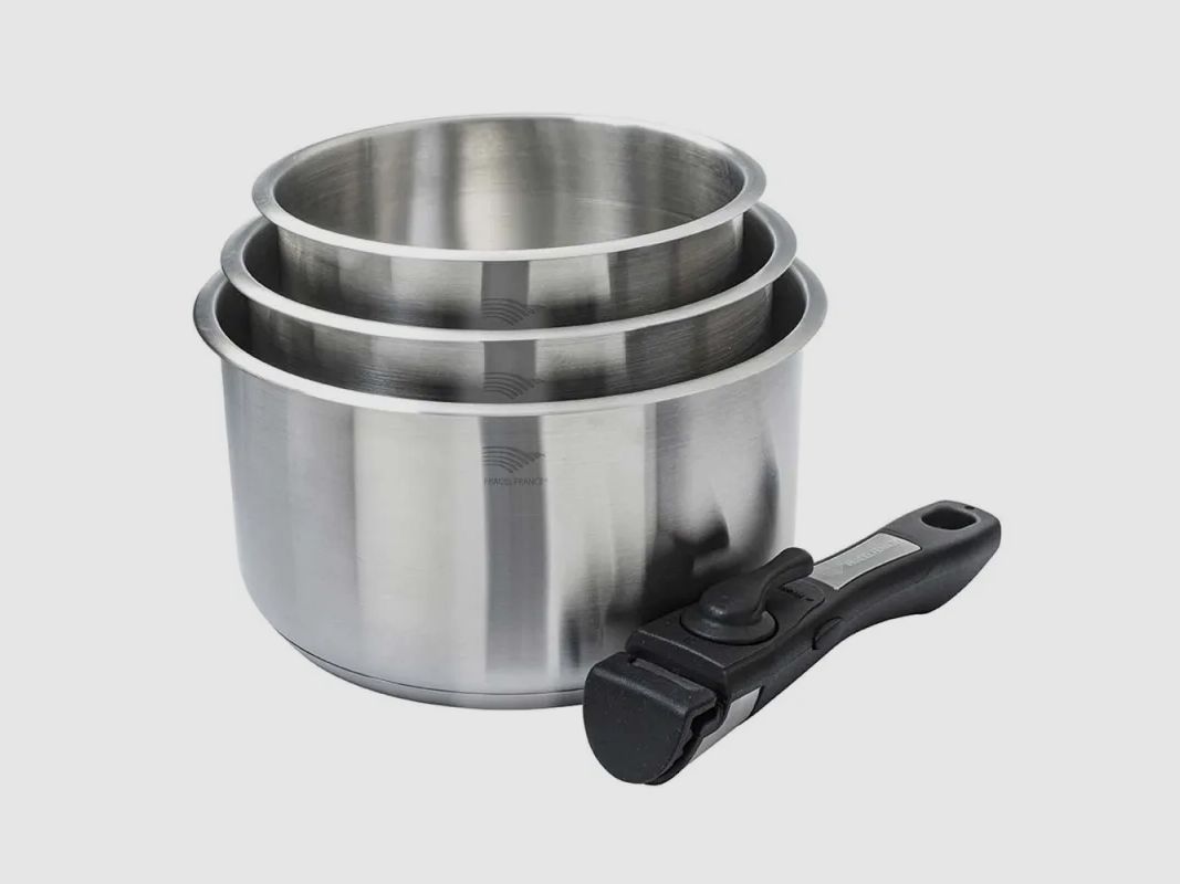 3 Casseroles avec manche amovible, image 1 sur 9