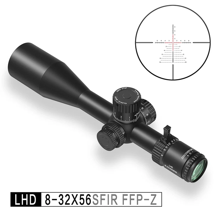 Cannocchiale da puntamento DiscoveryOpt LHD 8-32X56SFIR FFP-Z-MRAD + Attacco, immagine 1 di 11