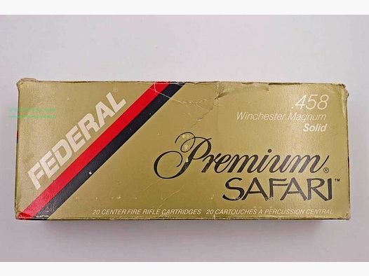 Federal / USA Büchsenpatronen .458Win.Mag.