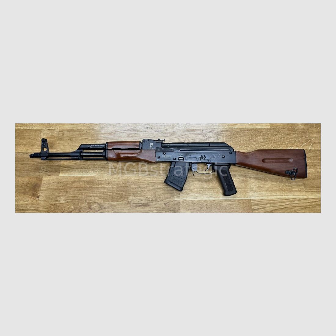 SDM AK-47 halbautom. Büchse 7,62x39 - Russen Version 415mm Lauf / hartverchromt / Montageschiene / Holzschaft System AKM AK47