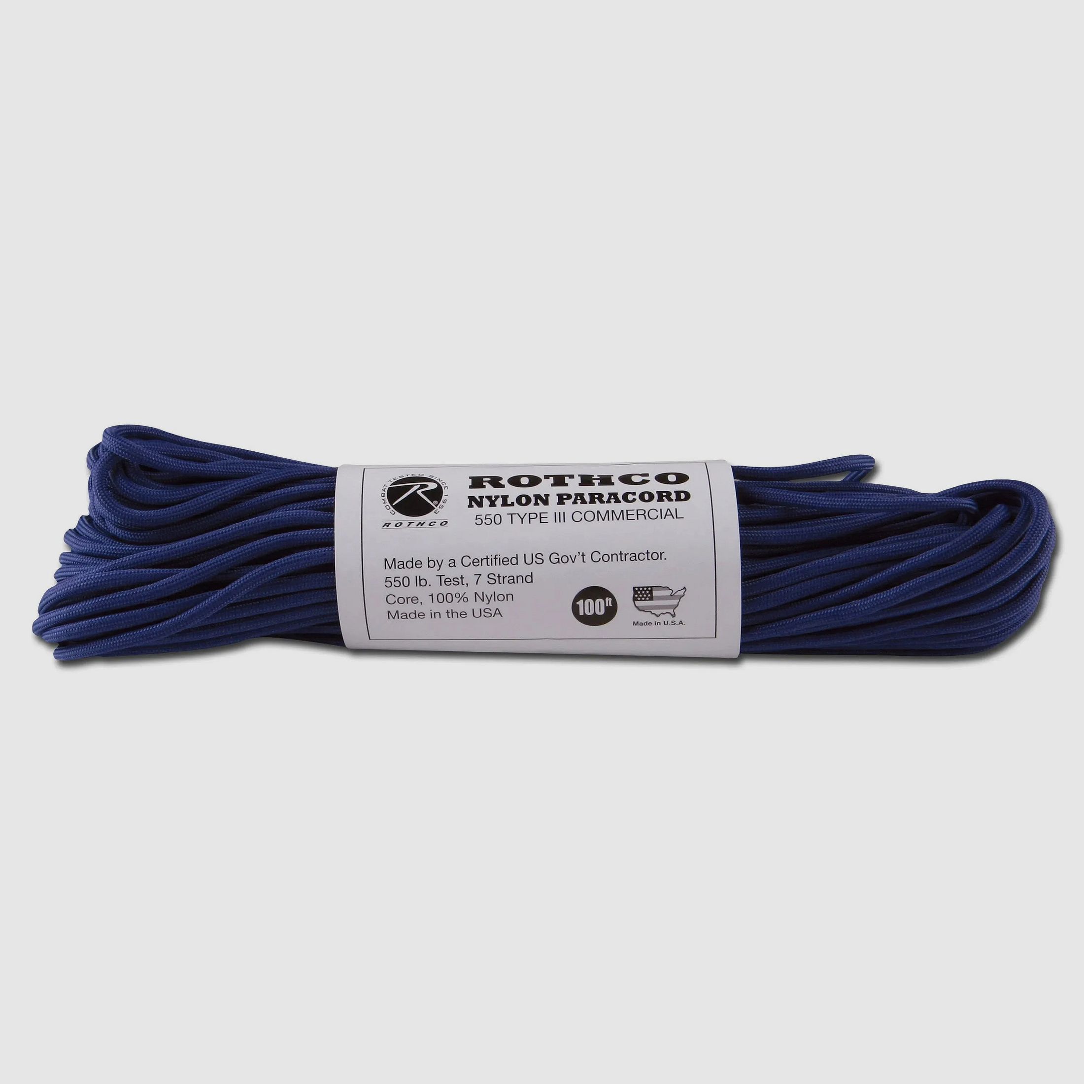 Rothco Rothco Fallschirmleine Nylon Type III 550 LB blau