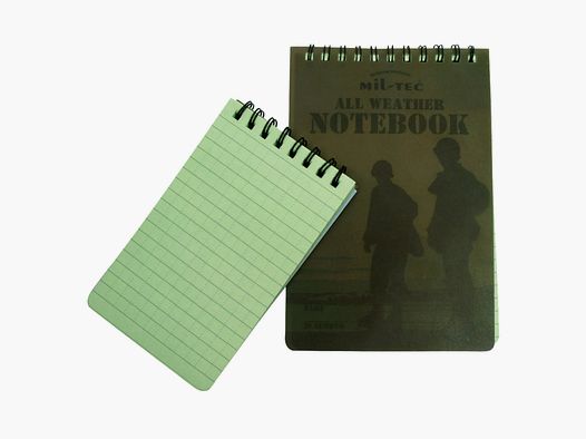 Mil-Tec waterproof notepad large import
