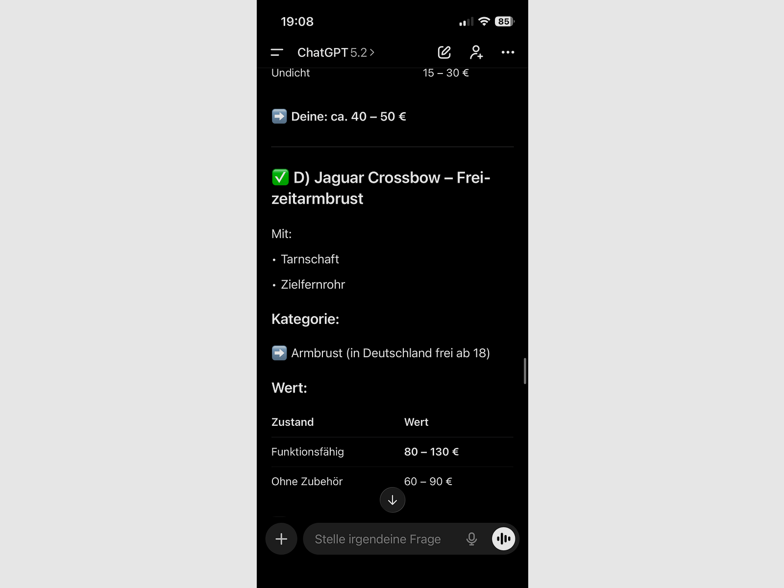 Jaguar Crossbow - Frei-zeitarmbrust