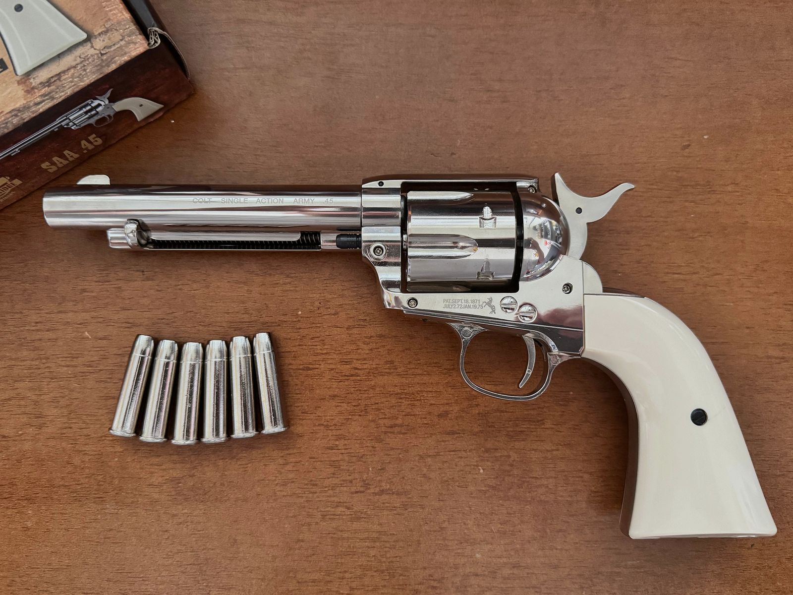 Umarex Legends Colt SAA Single Action Army 4,5mmBB CO2 Nickel Finish