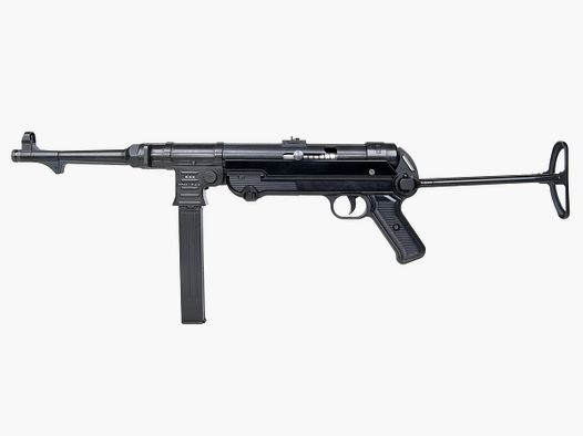 GSG MP40 Zwart 9mm P.A.K. - Gas Signaal