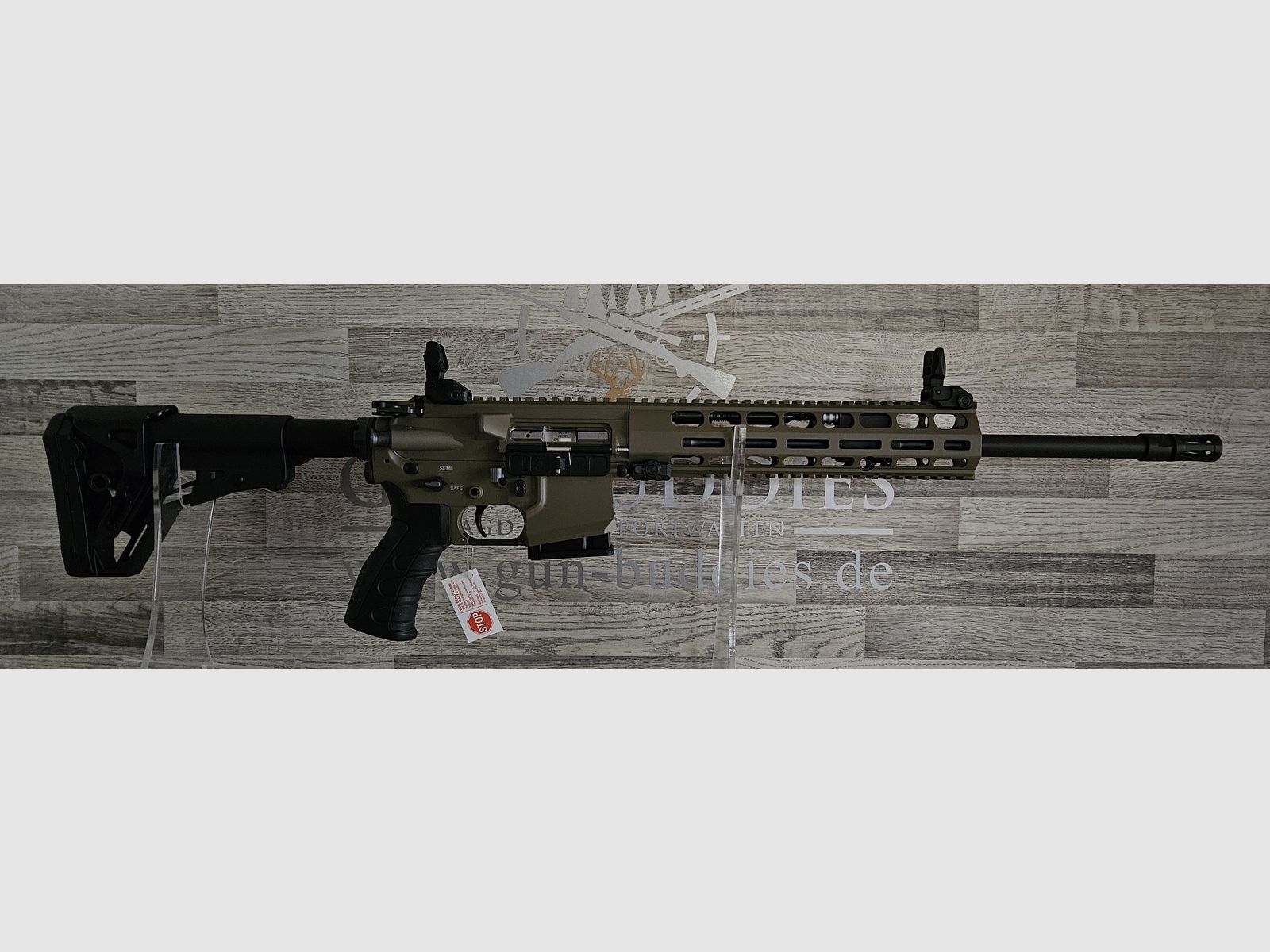 HAENEL CR223 oliv - 16,65" 42cm Lauf - Matchabzug - langer M-LOK Handschutz inkl. Versandkosten - Neuware vom Fachhandel -