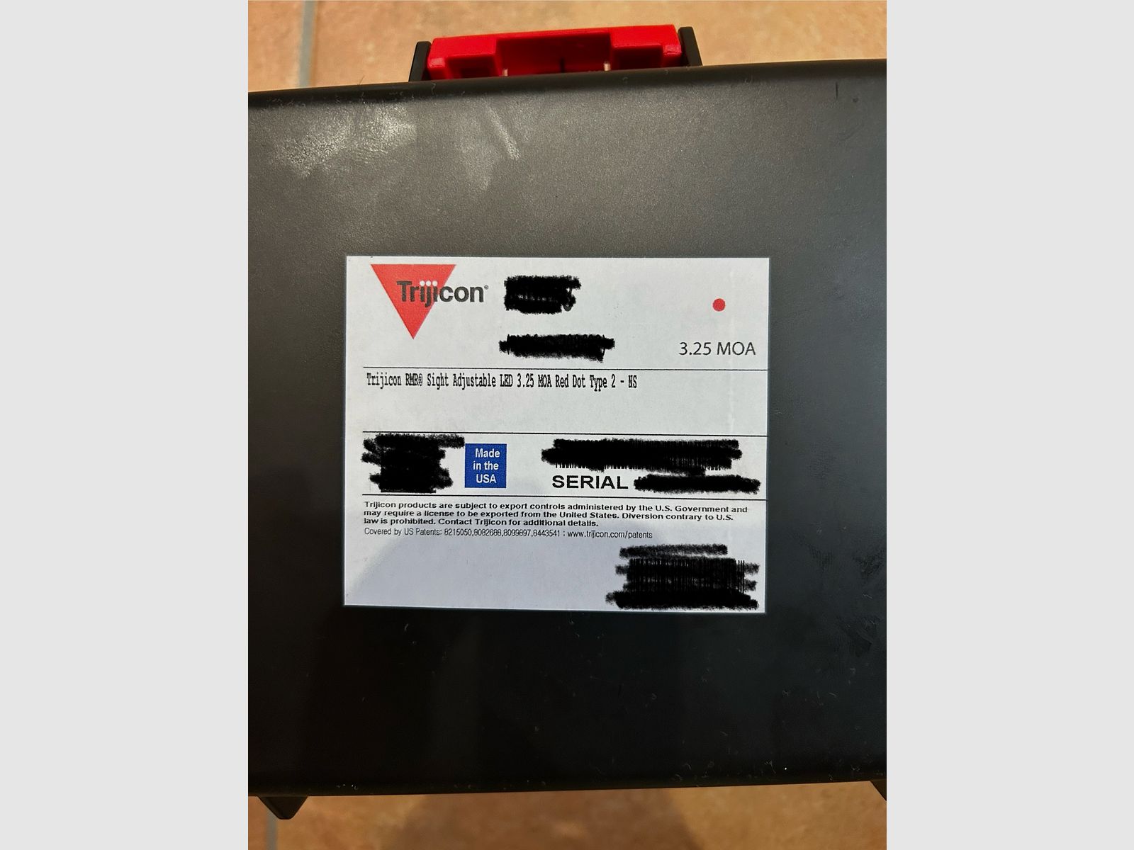 Trijicon RMR Type 2 Red-Dot 3.25 MOA