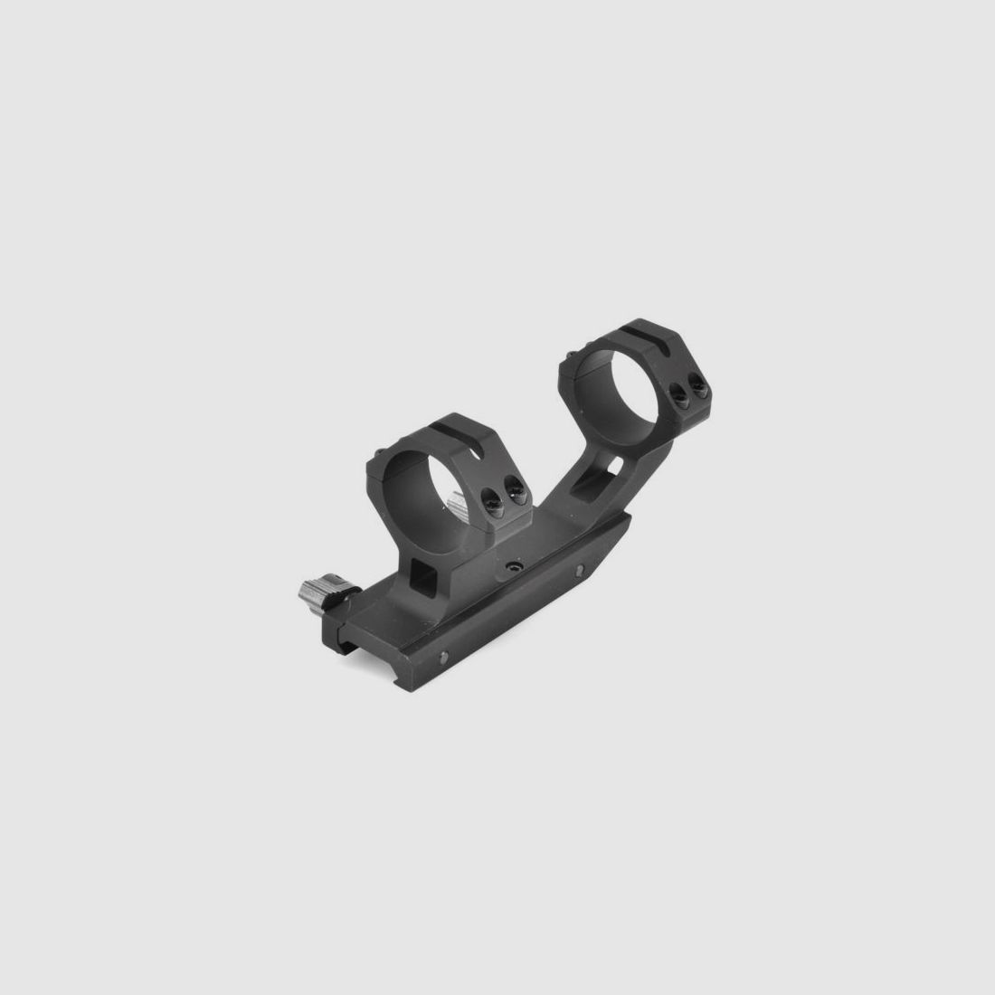 Weaver Tactical Thumb-Nut SPR 1-tlg. Mount Picatinny-Style mit Ringe Flattop AR-15 matt schwarz 30mm, integriertes Rückschlag-Basisdesign