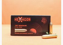 GECO cartridge .357Mag GECO 180grs HEXAGON (2319117) box of 50 cartridges (SuperClean low in pollutants) / 11.7g hollow point target bullet