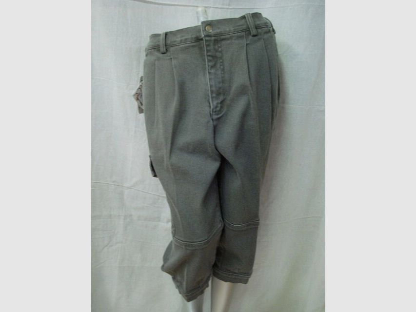 AKAH denim knee-length trousers