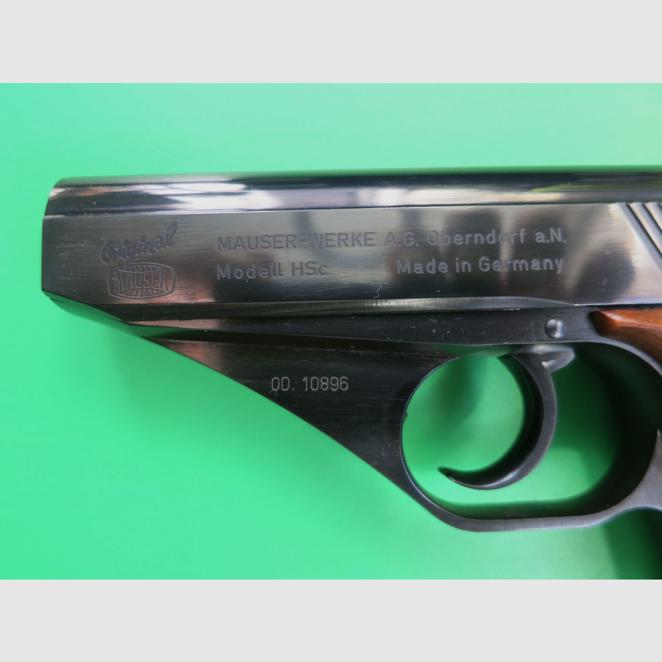 Mauser HSc, 9 mm Kurz, original Zubehör, wie neu!  -Sammlerwaffe-     #58, Bild 4 von 12