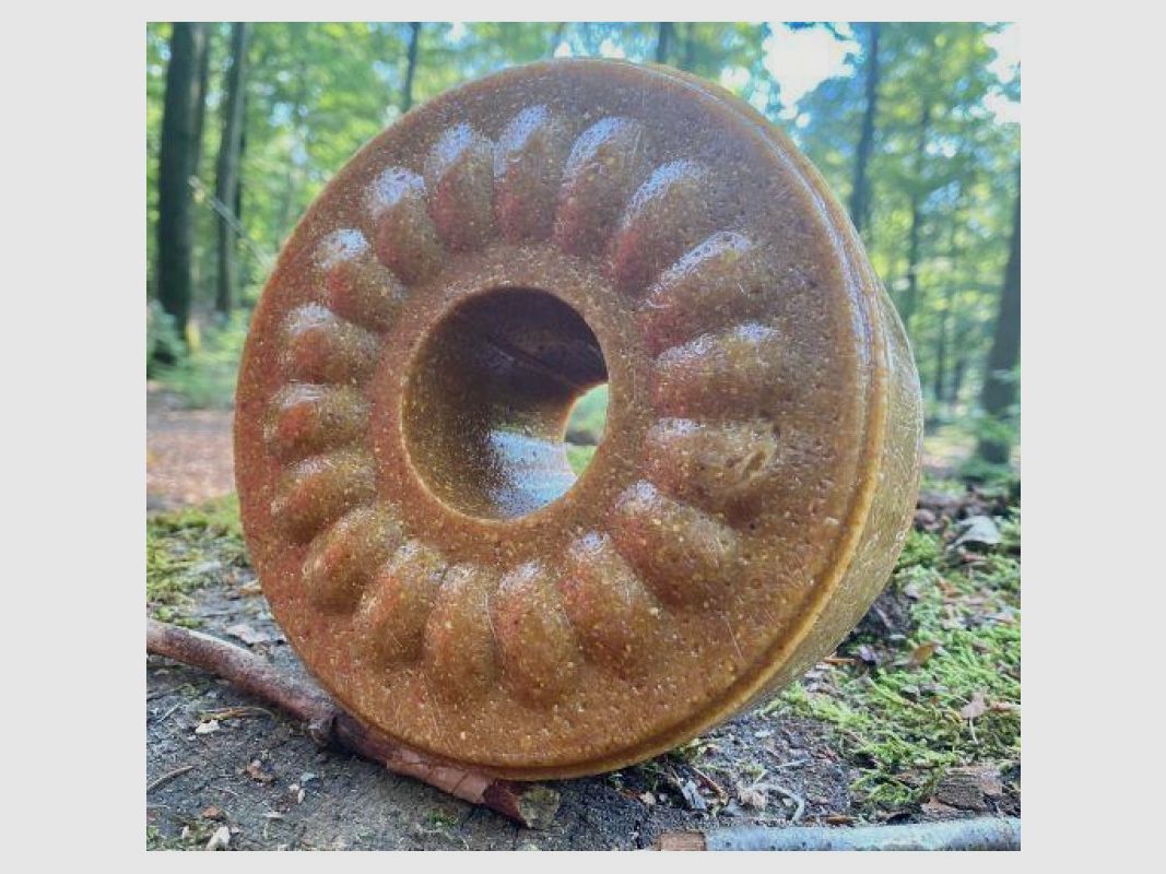 Wildlutscher Salz-Anis-Leckstein mit gemahlenem Mais, Bild 2 von 2
