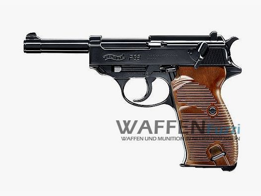 Walther P38 CO2 pistool 4,5 mm BB, geblauwde